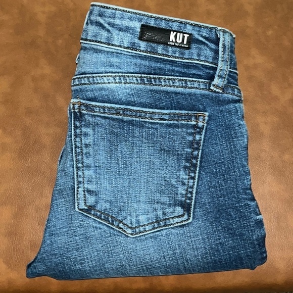 Kut From The Kloth Catherine Boyfriend Mid Rise Size 0 - Picture 3 of 16